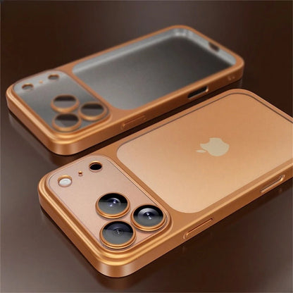 Slim magnetic shockproof iPhone case, offering durable protection without bulk.
