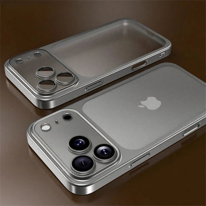Comprehensive shockproof iPhone case with raised lens protection & durable, anti-smudge build.