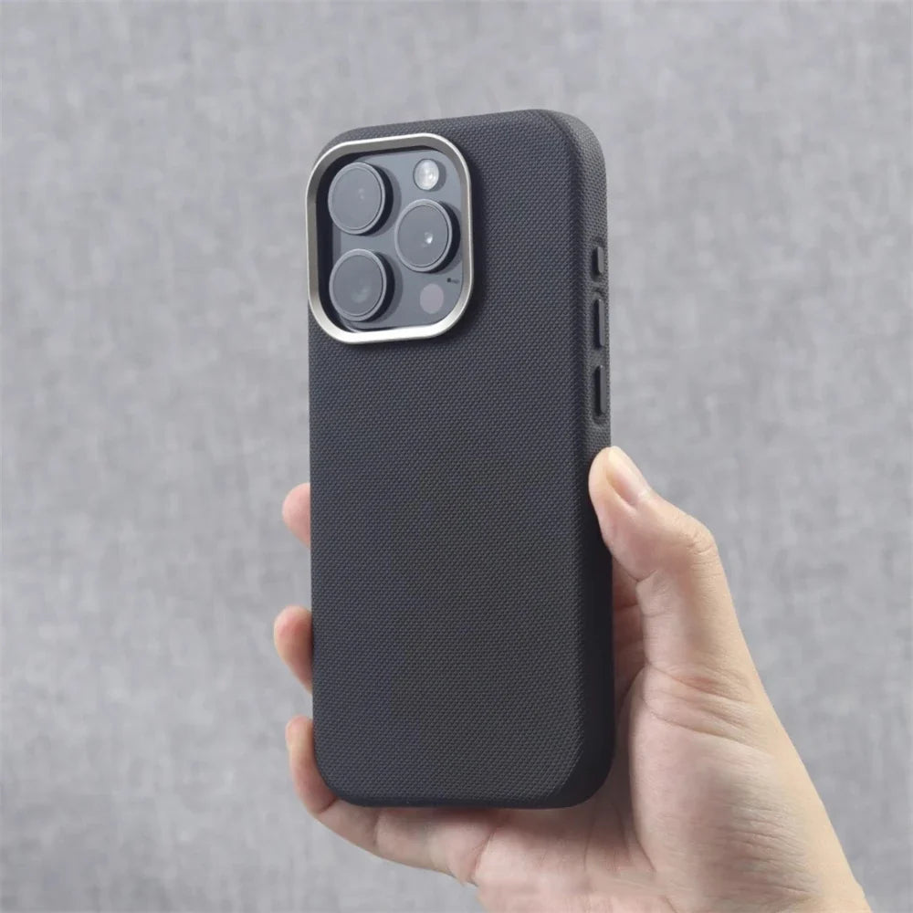 Slim protective iPhone 16 case with drop protection & non-slip grip. Durable phone cover accessory.