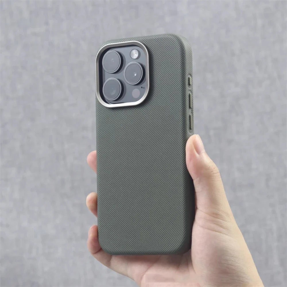Durable iPhone 13 protective case. Slim profile, non-slip texture for secure grip, drop-tested.