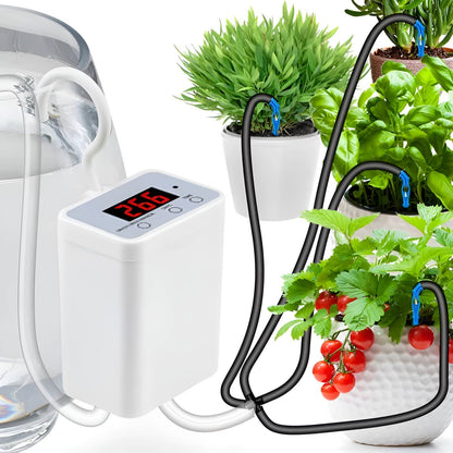 Smart automatic plant watering system for hassle-free indoor/outdoor garden irrigation.