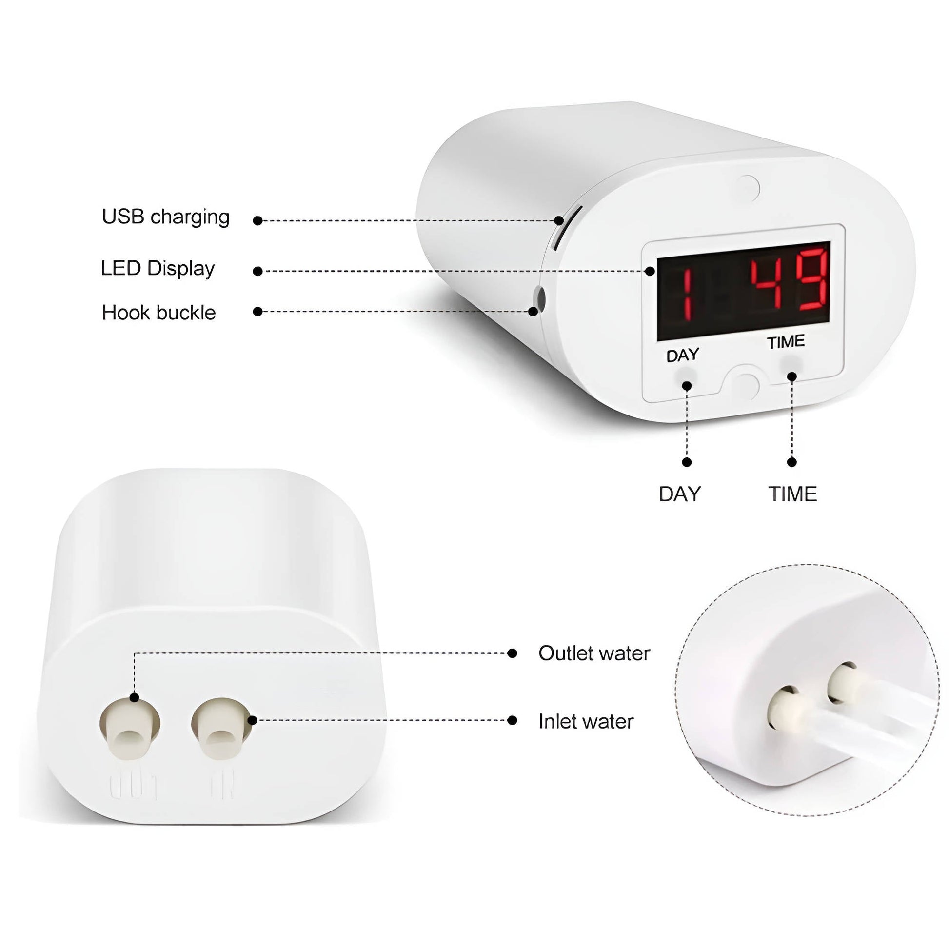 Efficient smart automatic plant watering system, ideal for home and garden.