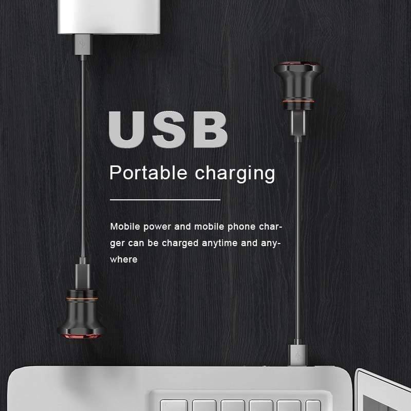 Cycling safety light: USB rechargeable smart bike rear light with brake sensing technology.