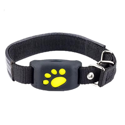 Smart GPS pet collar for cats & dogs. Real-time location tracking, geo-fence, anti-loss for pet safety.