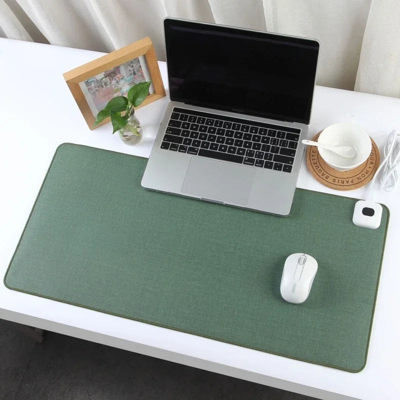 Solve cold hands at your desk! Smart heated mouse pad with adjustable temperature for lasting warmth.