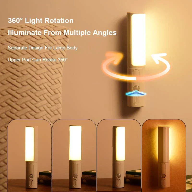 Slim LED night light with intelligent motion sensor. Perfect for any room.