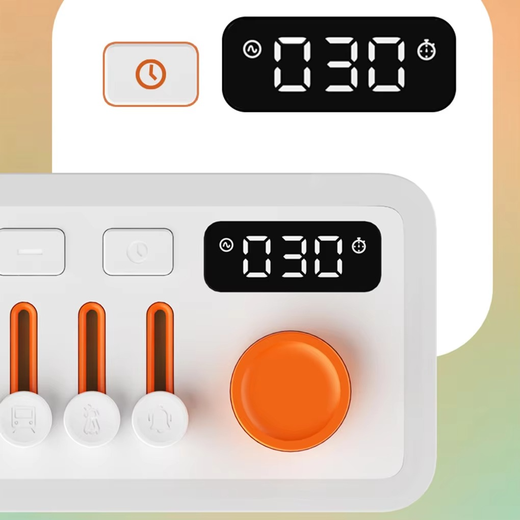 Smart sleep sound machine & Bluetooth speaker, offering white noise & calming sounds for stress relief and relaxation.