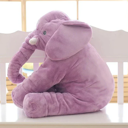 Adorable elephant plush pillow, an ideal baby shower gift for infants & expecting parents.
