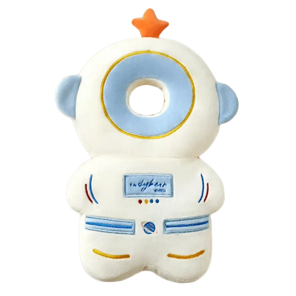 Infant head protector, adjustable & soft, designed for baby safety while crawling, walking, and playing.
