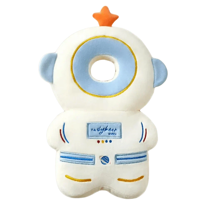 Infant head protector, adjustable & soft, designed for baby safety while crawling, walking, and playing.