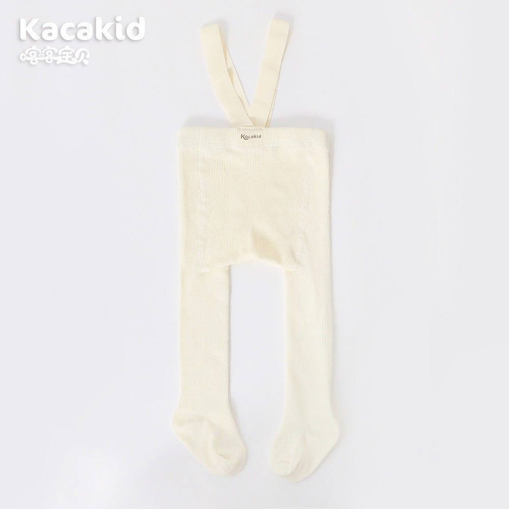 High-waist knitted pants, ultra-soft for baby girls & boys. Perfect comfy toddler bottoms.