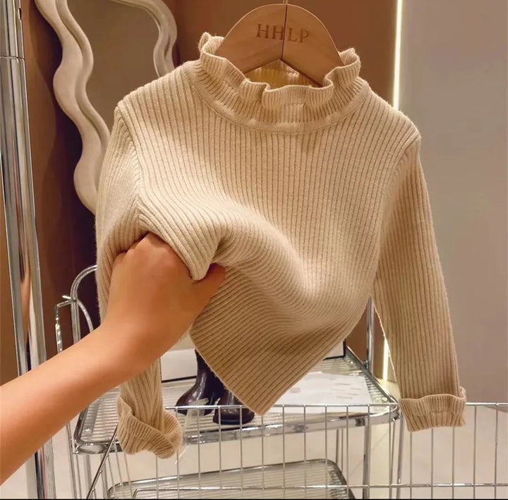 Versatile cotton toddler long-sleeve sweater, comfortable kids' clothing for autumn & winter. Cozy unisex junior playwear.