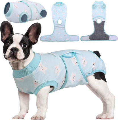 Pet surgical vest for dogs & cats, aids healing, prevents licking. Ideal post-op pet care.