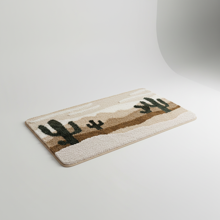 Experience ultimate comfort with this super soft plush floor mat. Ideal for bathroom or bedroom, absorbent & durable.