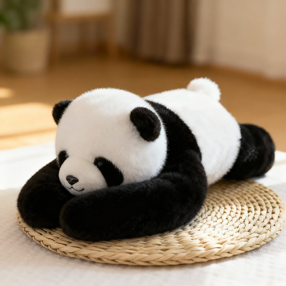 Faux fur comfort toy, a relaxation plush designed to be a stress relief cuddle companion.