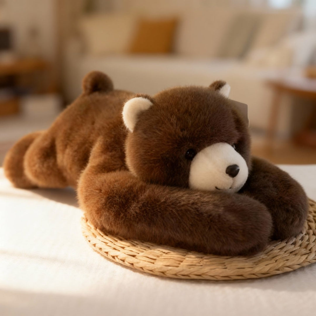 Adorable plush toy for stress relief, a soft animal cuddle companion offering comfort.