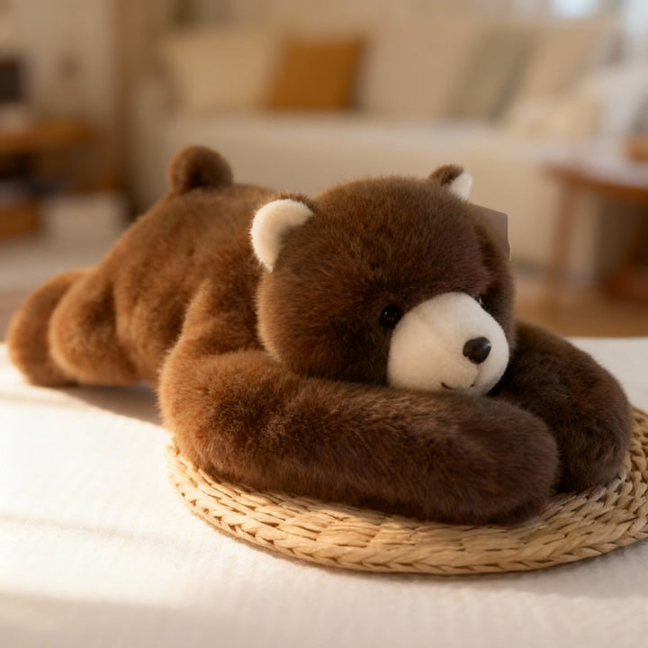 Adorable plush toy for stress relief, a soft animal cuddle companion offering comfort.
