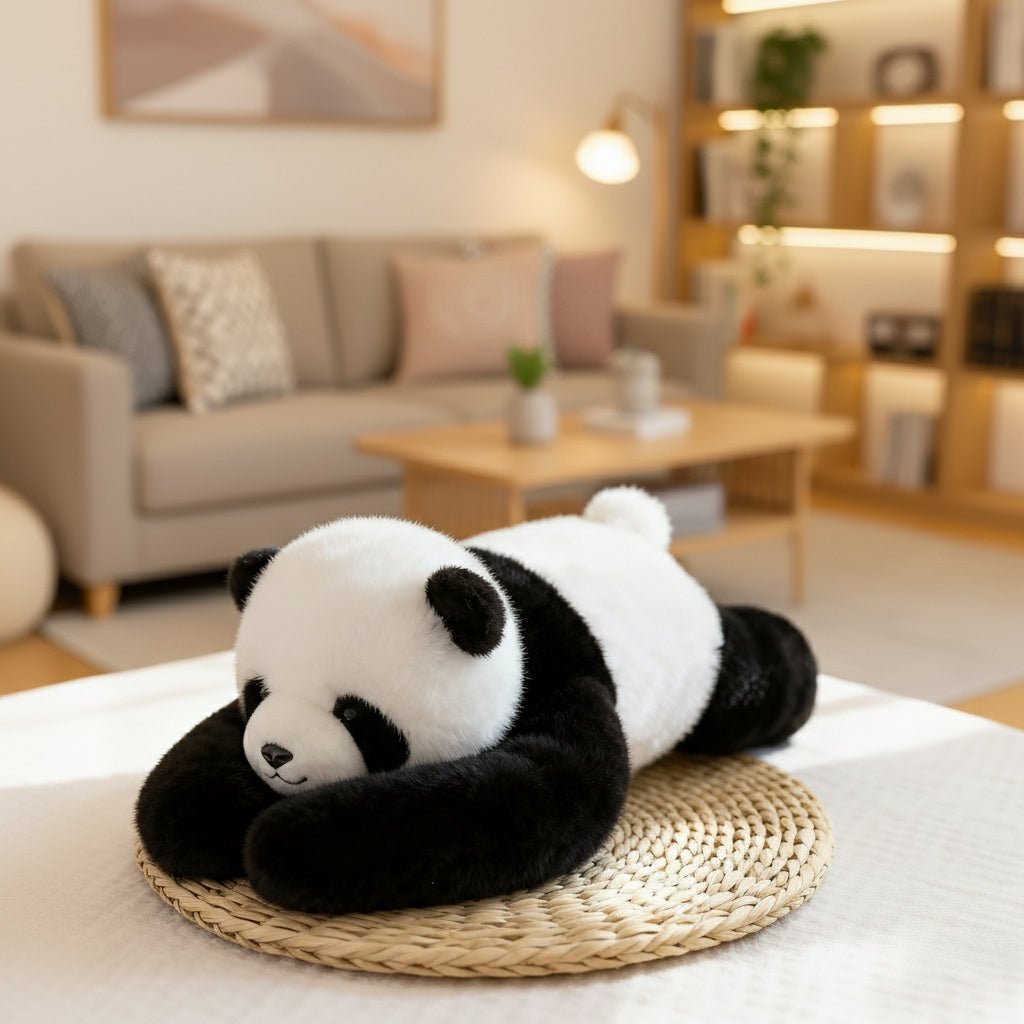Hypoallergenic faux fur plush toy, ideal for stress relief, comfort, and gentle cuddling.