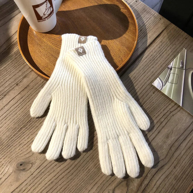 Fashionable women's touchscreen gloves, soft and warm for winter. A practical & stylish cold weather accessory.