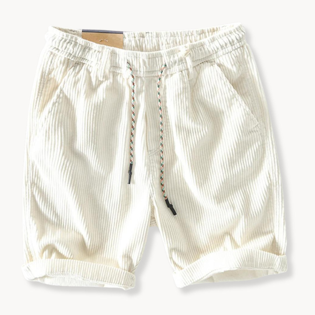 Men's drawstring comfort shorts with a soft texture. Great for everyday ease and summer style.