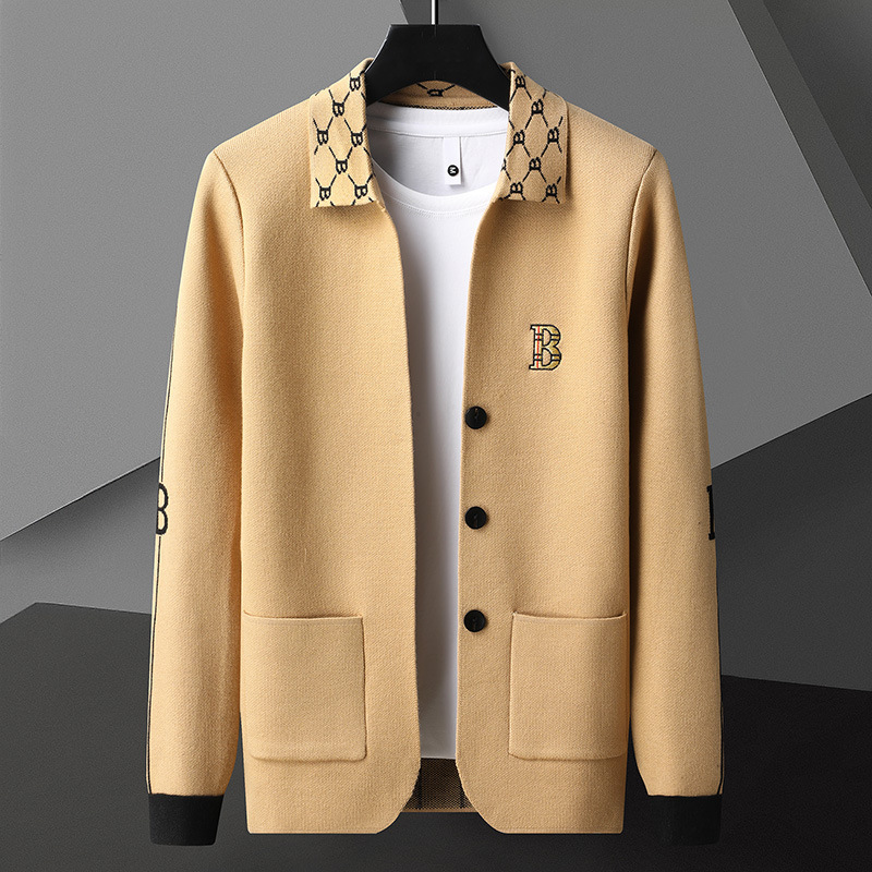 Soft women's button-up cardigan in oatmeal, perfect for elegant layering or cozy everyday fashion.