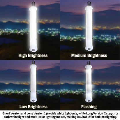 Solar outdoor lighting solution, compact inflatable LED lantern.