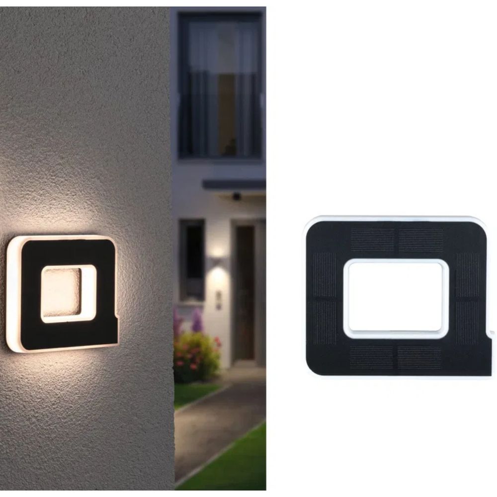 Enhance your home's curb appeal with a modern, weatherproof solar LED illuminated house number.