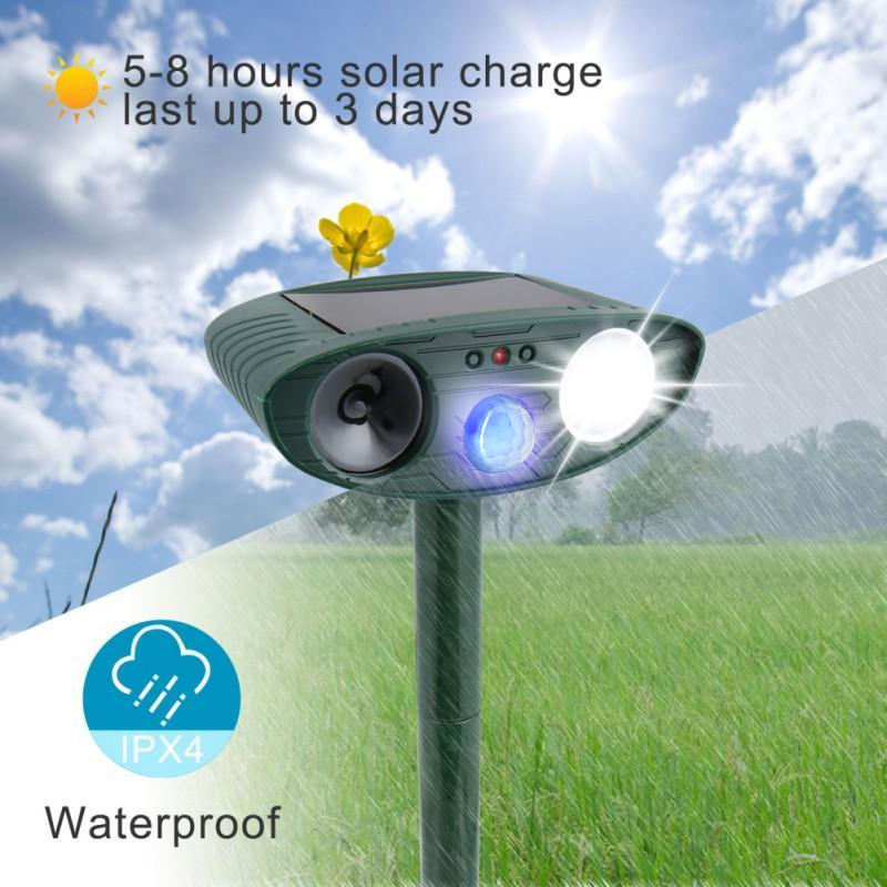 Highly effective solar deer repeller, keeping unwanted wildlife out of your precious garden space.