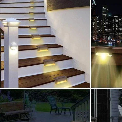 SolarGuard waterproof outdoor LED garden light, perfect for sustainable pathway & patio illumination. Energy-efficient.