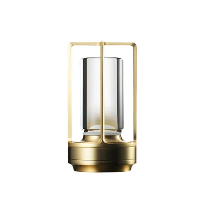 Portable wireless decorative lantern creating warm ambiance for home, garden, or outdoor events. Stylish LED lighting.