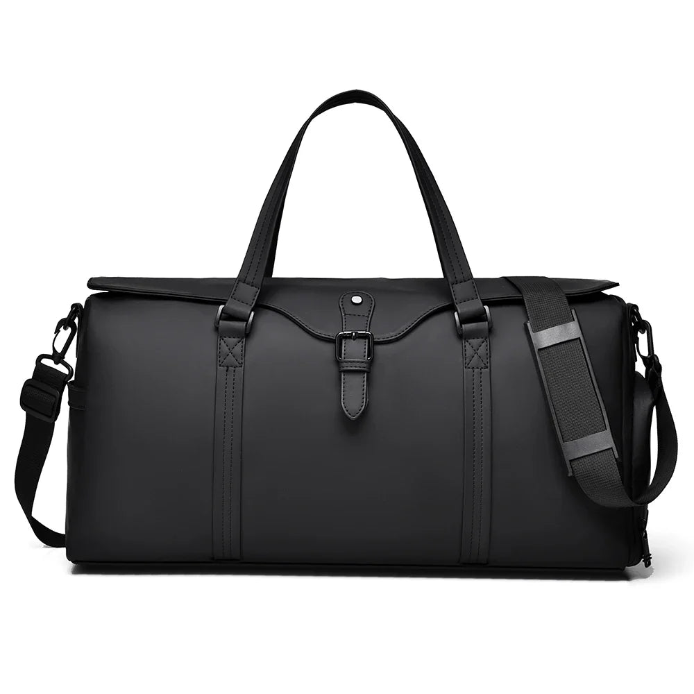 High-quality travel duffle bag, a durable and elegant choice for unisex luggage and gym use.
