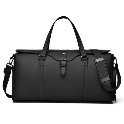 High-quality travel duffle bag, a durable and elegant choice for unisex luggage and gym use.