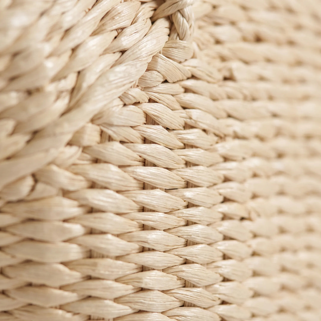 Large women's beige summer tote bag, a spacious and stylish shoulder bag for travel, beach, or daily essentials.