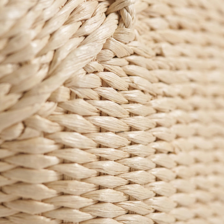 Large women's beige summer tote bag, a spacious and stylish shoulder bag for travel, beach, or daily essentials.