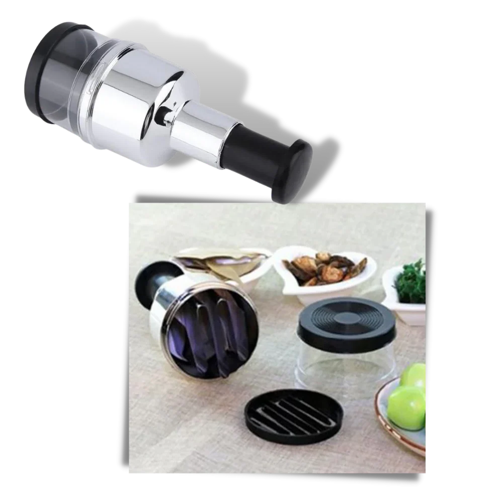 Durable stainless steel garlic press, a versatile kitchen tool for efficient food preparation.