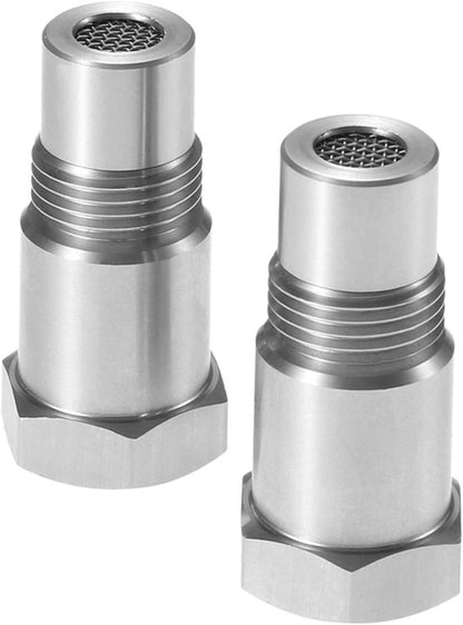 Bolt-on O2 sensor check engine light eliminator adapter, mini catalytic converter for auto parts.