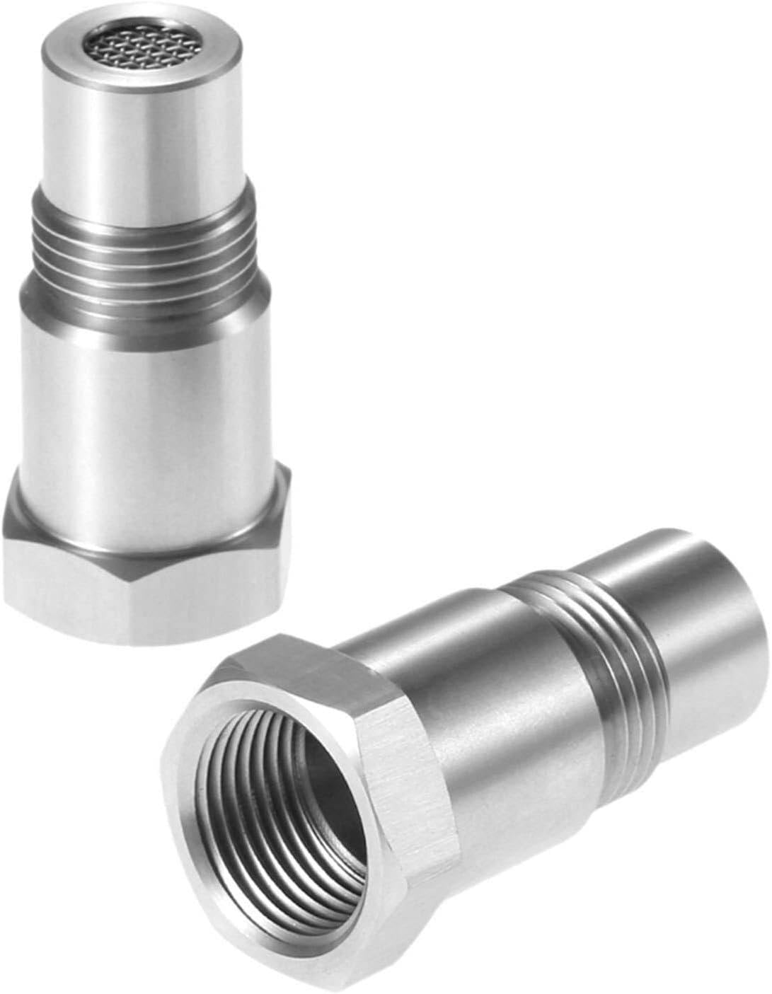 Performance O2 sensor CEL fix adapter, mini catalytic converter for exhaust system & check engine light.