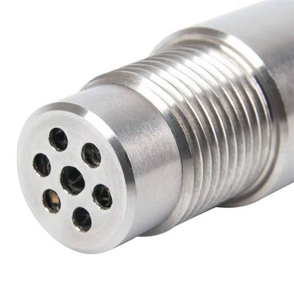 Vehicle repair O2 sensor CEL fix adapter, stainless steel mini CAT to fix engine warning light.