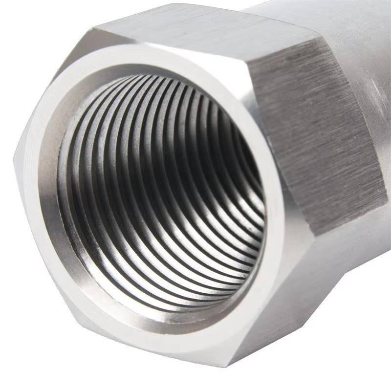 Engine light eliminator: O2 sensor adapter with mini catalytic converter for universal exhaust systems.
