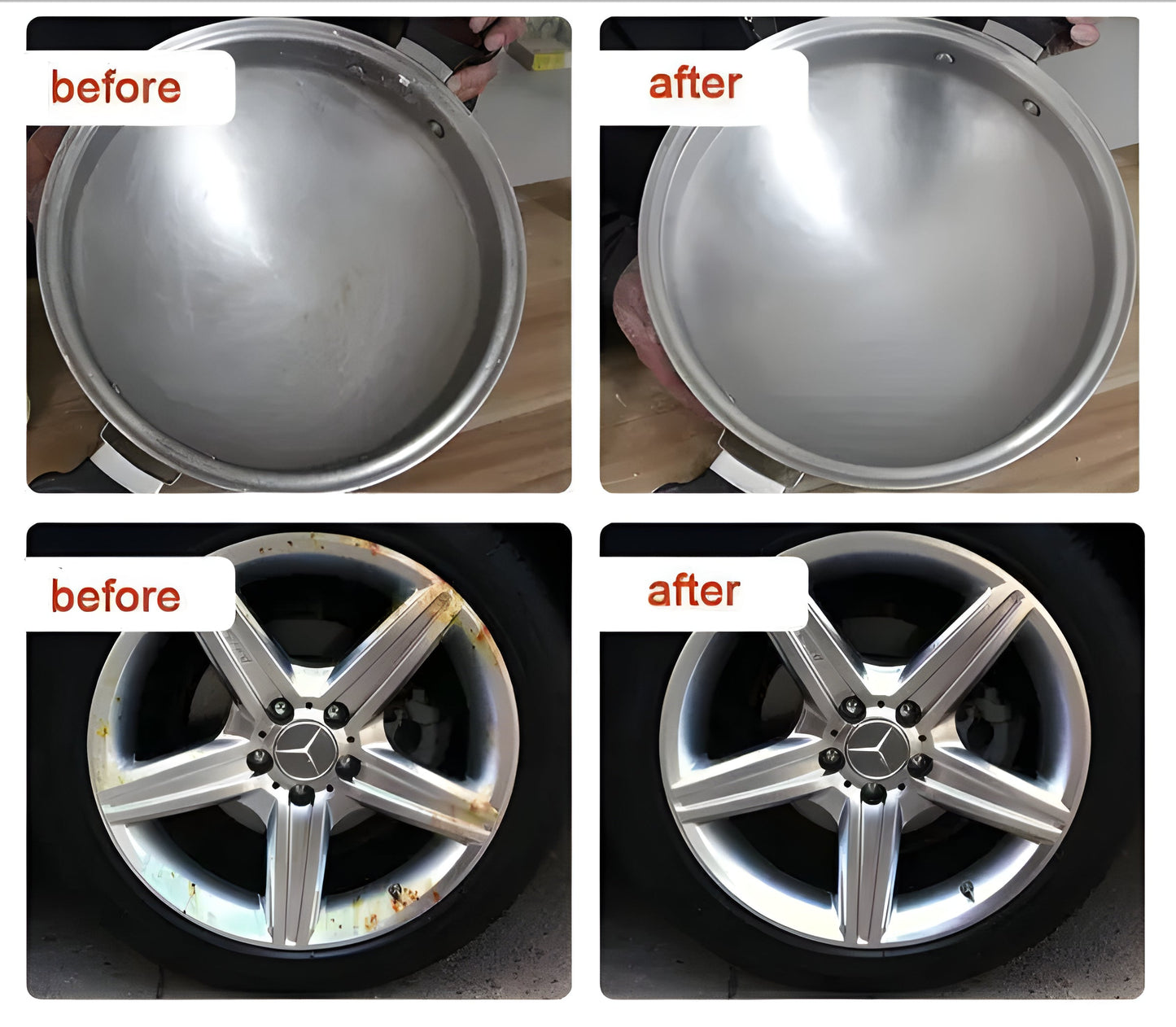 Advanced stainless steel scratch & rust remover. Polishes metal surfaces, restoring original shine for home use.