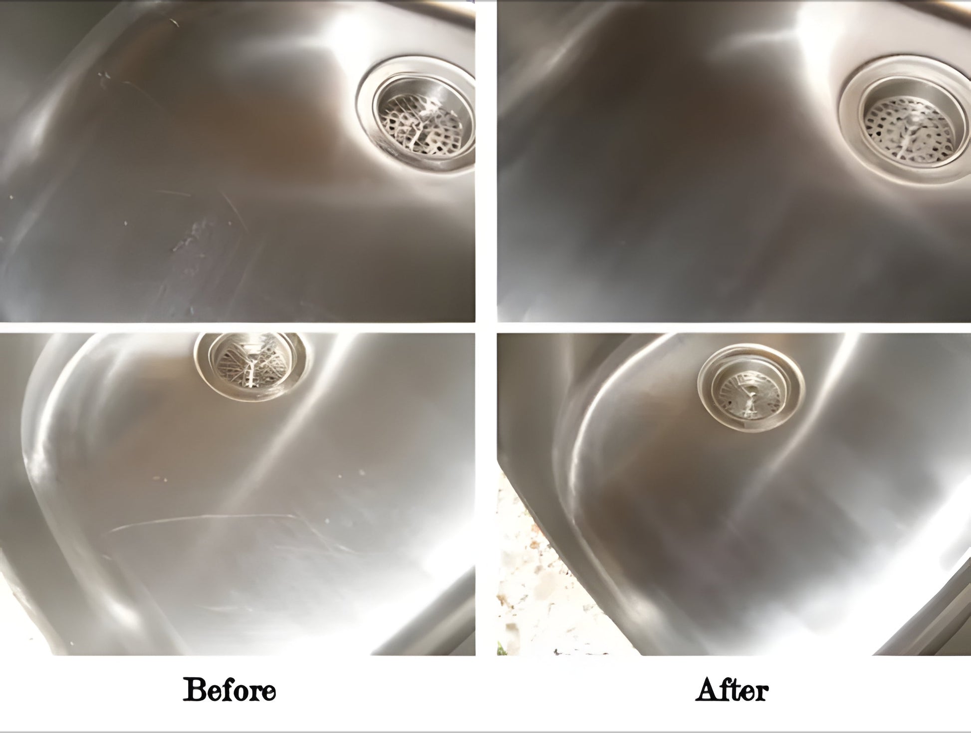 Stainless steel scratch remover for home kitchen cleaning. Polishes metal surfaces, removes rust & restores shine.