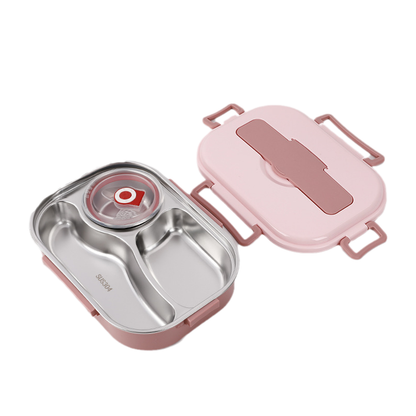 Insulated meal prep container, stainless steel keeps food fresh & warm.