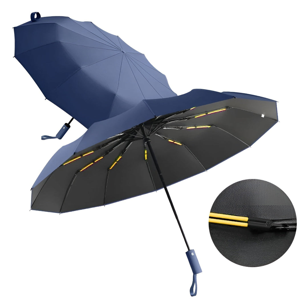 StormShield heavy-duty umbrella, providing superior weather resistance & UV protection.