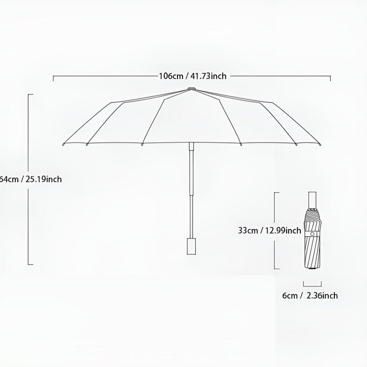 Durable StormShield weather-resistant umbrella, built to last against wind, rain, and sun.