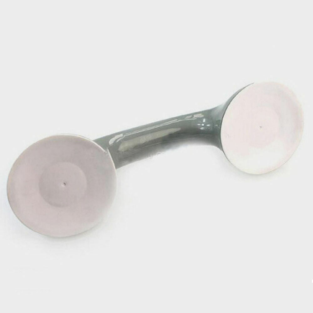 Unisex bathroom grab bar with strong suction. Provides handicap support & fall prevention in showers & bathtubs.