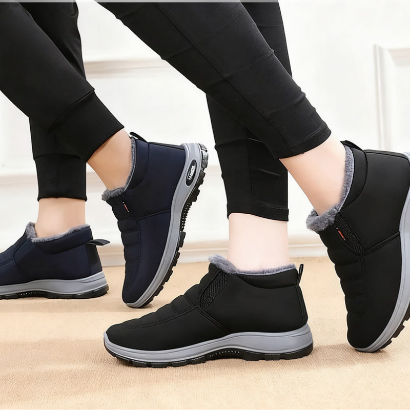 Chic women's winter ankle boots, orthopedic and warm, ideal for cold weather style.