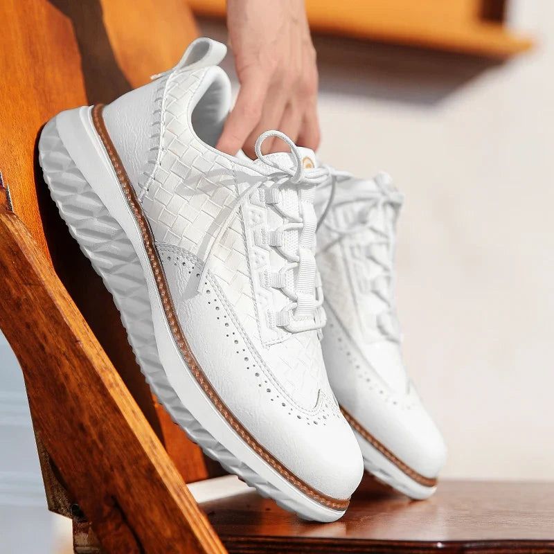 Stylish men's walking shoes, perfect comfort footwear for supportive and breathable daily wear.