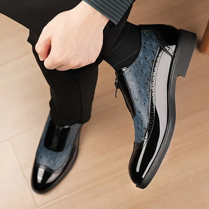 Versatile men's smart casual slip-on loafers, combining comfort and dress shoe style.