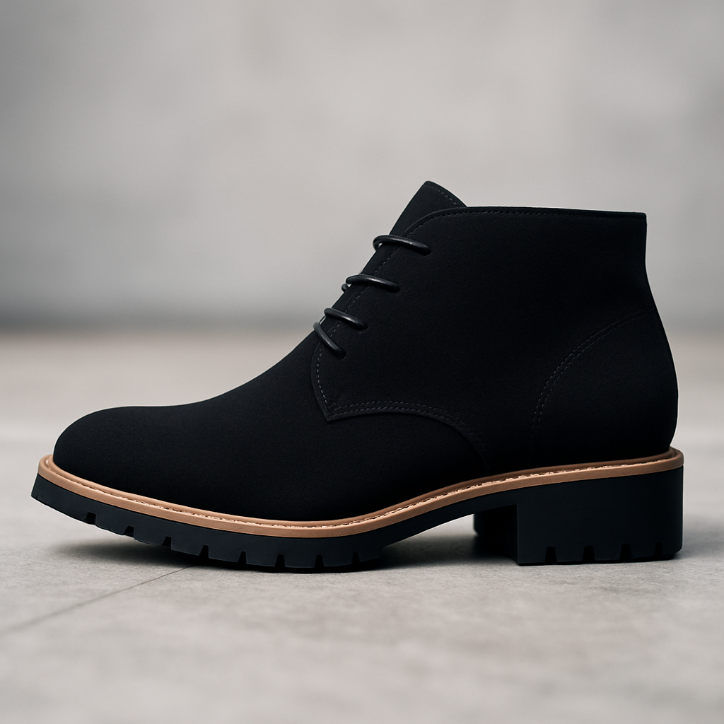 Modern classic men's chukka boots, blending timeless style with superior comfort for versatile everyday wear.