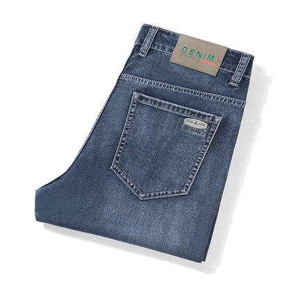 Gray straight fit men's jeans, essential denim for stylish, comfortable, casual everyday outfits.